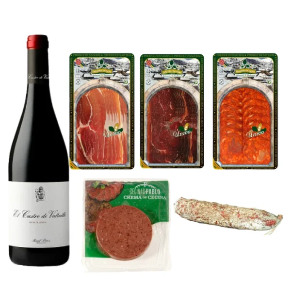 Cesta gourmet embutidos Bierzo