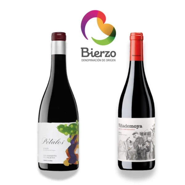regalar pack mencía del Bierzo, vino Bierzo Pétalos y Viñademoya