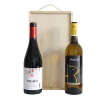 Estuche vino encanto migarrón blanco
